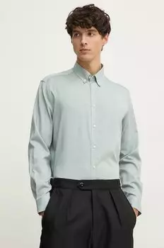 Рубашка Sisley, бирюзовый