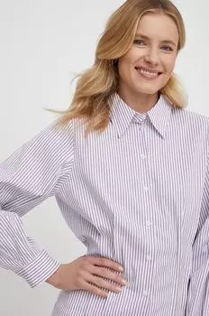 Рубашка Sisley, фиолетовый