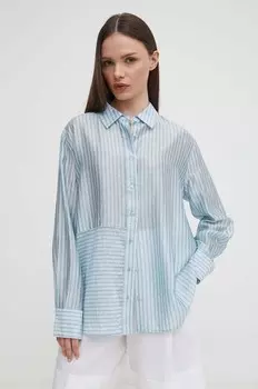 Рубашка Sisley, синий