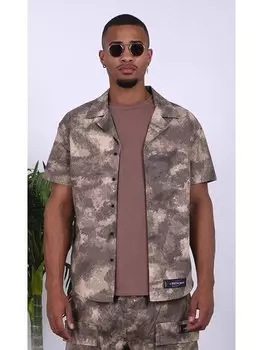 Рубашка Sixth June Camo, бежевый