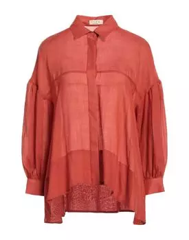 Рубашка Siyu, красно-коричневый