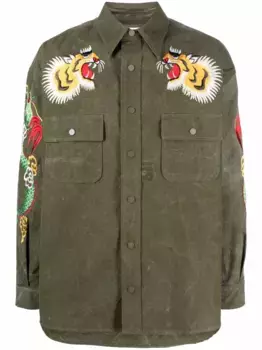 Рубашка Ska с вышивкой Readymade, зеленый