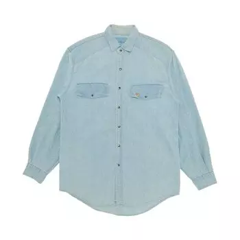 Рубашка Sky High Farm Workwear GOAT Exclusive for Manifesto Sky High Farm Workwear Denim 'Light Wash', синий