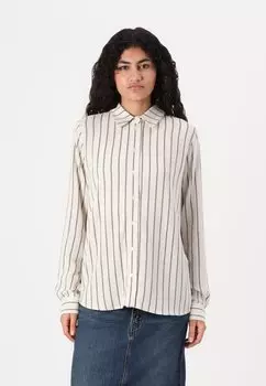 Рубашка SLFVIVA STRIPED SUN SHIRT Selected Femme, серо-коричневый