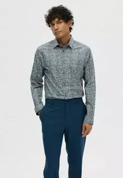 Рубашка SLHETHAN-AOP NOOS Selected Homme, цвет navy blazer