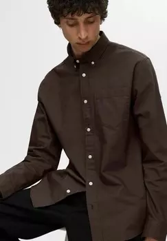 Рубашка SLHREGRICK NOOS Selected Homme, коричневый