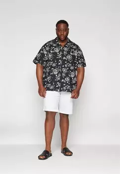 Рубашка Slhrelaxnew-Linen Shirt Resort Selected, черная