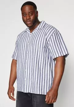 Рубашка Slhrelaxnew-Linen Shirt Resort Selected, небесный капитан