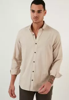 Рубашка Slim Fit Buratti, цвет stone