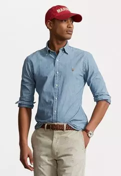 Рубашка SLIM FIT CHAMBRAY SHIRT Polo Ralph Lauren, средняя стирка