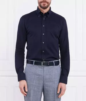 Рубашка Slim fit Emanuel Berg, синий
