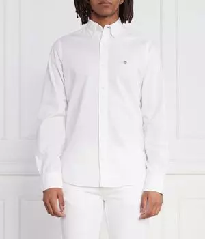 Рубашка Slim fit Gant, белый