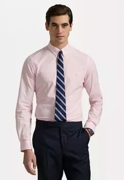Рубашка SLIM FIT GINGHAM STRETCH POPLIN SHIRT Polo Ralph Lauren, розовый
