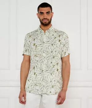 Рубашка Slim fit Guess Jeans, зеленый