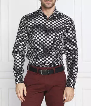 Рубашка Slim fit Karl Lagerfeld, черный