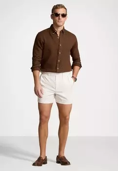 Рубашка SLIM FIT LINEN SHIRT Polo Ralph Lauren, коричневый