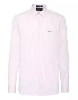 Рубашка Slim Fit LS Skull&Bones Philipp Plein, цвет Rose / Pink