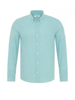 Рубашка Slim Fit на пуговицах By Diess Collection, мятный