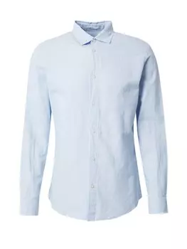 Рубашка Slim Fit на пуговицах JACK & JONES JJEBreeze, светло-синий