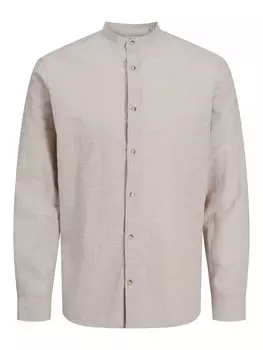 Рубашка Slim Fit на пуговицах JACK & JONES JJESummer Band, экрю