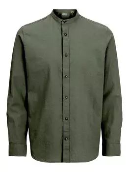 Рубашка Slim Fit на пуговицах JACK & JONES JJESummer Band, темно-зеленый