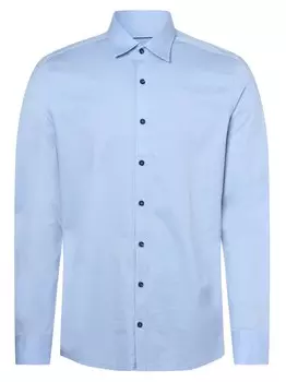 Рубашка Slim Fit на пуговицах OLYMP, светло-синий