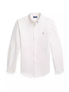 Рубашка Slim Fit на пуговицах Polo Ralph Lauren, бежевый