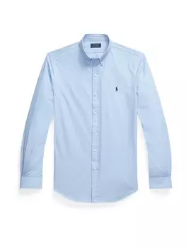 Рубашка Slim Fit на пуговицах Polo Ralph Lauren, светло-синий