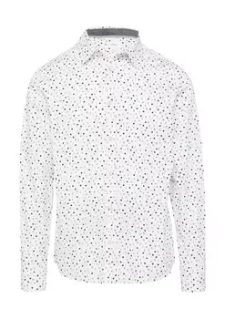 Рубашка Slim Fit на пуговицах s.Oliver, белый