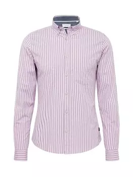 Рубашка Slim Fit на пуговицах s.Oliver, сиреневый