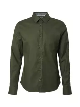 Рубашка Slim Fit на пуговицах s.Oliver, оливковый