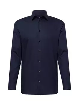 Рубашка Slim Fit на пуговицах SELECTED Ethan, морской синий