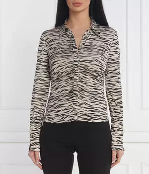 Рубашка Slim fit Patrizia Pepe, черный