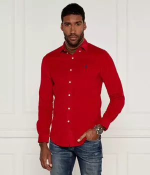 Рубашка Slim fit Polo Ralph Lauren, красный