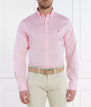 Рубашка Slim fit Polo Ralph Lauren, розовый