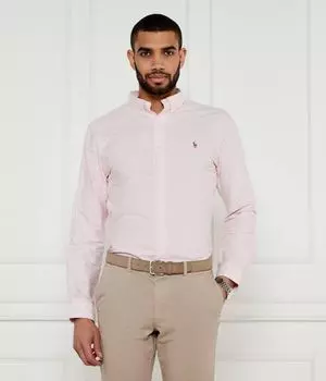 Рубашка Slim fit Polo Ralph Lauren, розовый