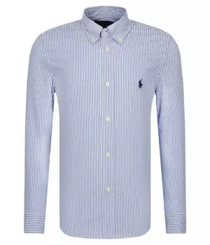 Рубашка Slim fit Polo Ralph Lauren, синий