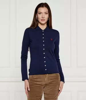 Рубашка Slim fit Polo Ralph Lauren, синий