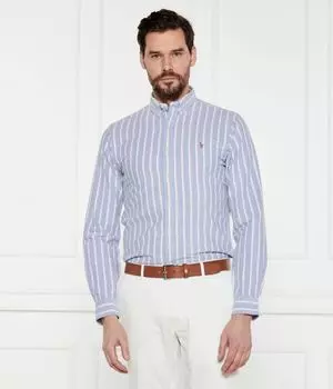 Рубашка Slim fit Polo Ralph Lauren, синий
