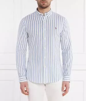 Рубашка Slim fit Polo Ralph Lauren, синий