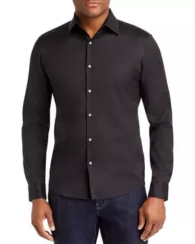 Рубашка Slim Fit с длинным рукавом из эластичного хлопка на пуговицах Michael Kors
