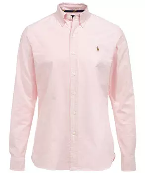 Рубашка "slim fit" с длинным рукавом Polo Ralph Lauren, розовый