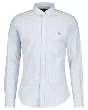 Рубашка "slim fit" с длинным рукавом Polo Ralph Lauren, синий