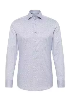 Рубашка SLIM FIT с принтом ETERNA, красный