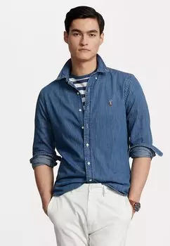 Рубашка SLIM FIT SHIRT Polo Ralph Lauren, темный цвет