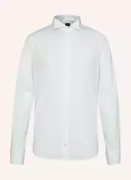 Рубашка slim fit смокинг с длинными рукавами и воротником-стойкой Van Laack, белый