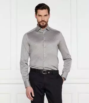 Рубашка Slim fit Stenstrms, серый