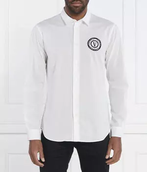Рубашка Slim fit Versace Jeans Couture, белый