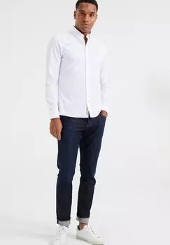 Рубашка Slim Fit WE Fashion, белая