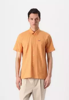Рубашка SLUB REGULAR SHORT SLEEVE SUMMER SHIRT Barbour, оранжевый